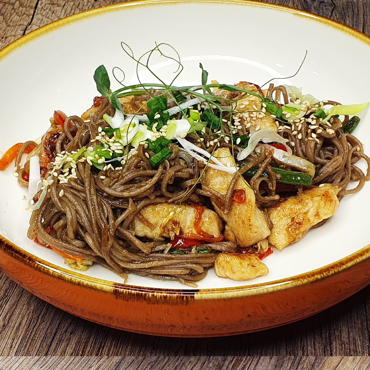 WOK лапша со свининой